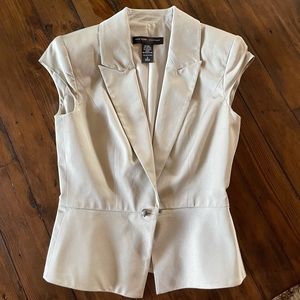 Women’s Blazer Gray Sleeveless